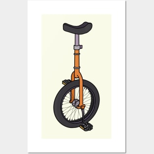 Unicycle Posters and Art